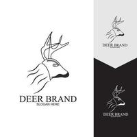 Deer vector icon illustration design