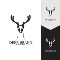 Deer vector icon illustration design