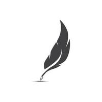 Feather logo vector template