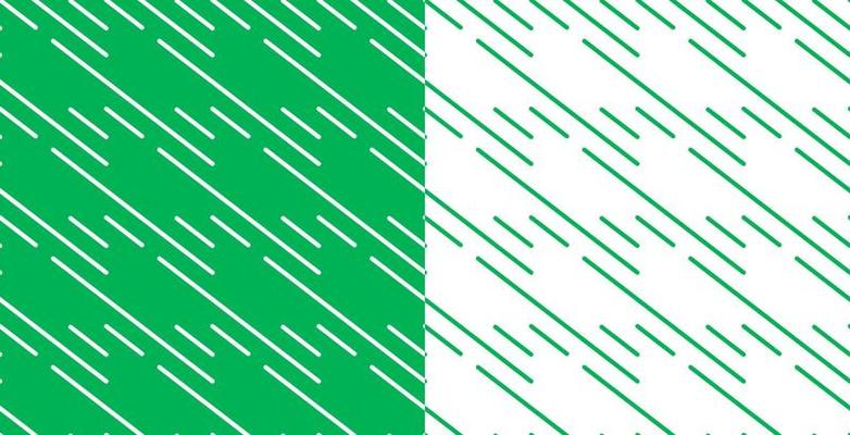 Abstract geometric seamless minimal lines green and white pattern texture background