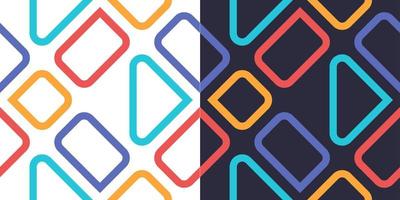 Abstract geometric seamless minimal lines colorful pattern texture background vector