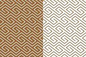 Abstract geometric seamless minimal lines gold pattern texture background vector