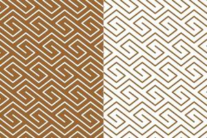 Abstract geometric seamless minimal lines gold pattern texture background vector