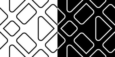 Abstract geometric seamless minimal lines black and white pattern texture background vector