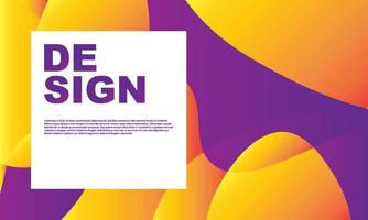 Abstract colorful liquid and curvy geometric background for banner. vector