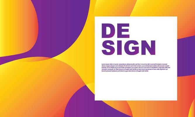 Abstract colorful liquid and curvy geometric background for banner.