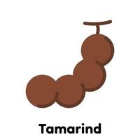 icono de vector de tamarindo