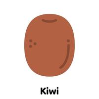 icono de kiwi. vector