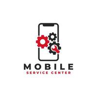 Phone service logo vector design template, Mobile service logo element