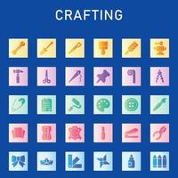 Crafting Icon Pack vector