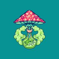 Poison Mushroom Illustration vector