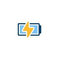 Battery Charge flat line icon. linear style sign for mobile concept and web design. Outline vector icon. Symbol, logo illustration. Vector graphic