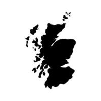 Escocia mapa sobre fondo blanco. vector