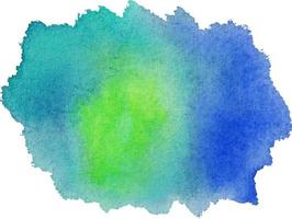 Watercolor handmade vector abstract shape