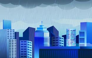 Weather Raining Background vector