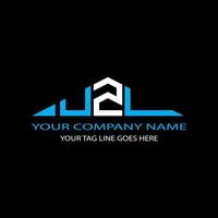 UZL letter logo creative design with vector graphic