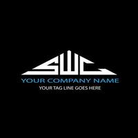 SWC letter logo creative design with vector graphic