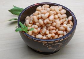 White canned beans photo