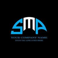 SMP letter logo creative design with vector graphic