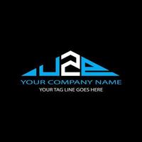 UZP letter logo creative design with vector graphic