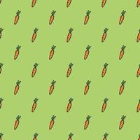 seamless carrot pattern. vector doodle illustration with carrot. pattern with carrot