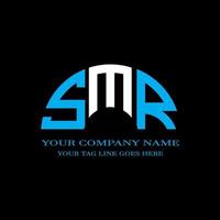 SMR letter logo creative design with vector graphic