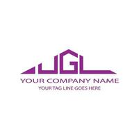 UGL letter logo creative design with vector graphic