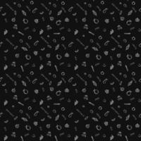 Seamless food pattern. Doodle pattern with food icons. Food background vector