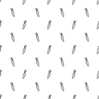 seamless carrot pattern. vector doodle illustration with carrot. pattern with carrot