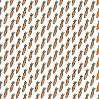 seamless carrot pattern. vector doodle illustration with carrot. pattern with carrot