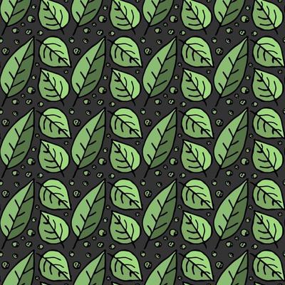 seamless pattern with green leaves. green leaves background