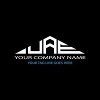 UAE letter logo creative design with vector graphic