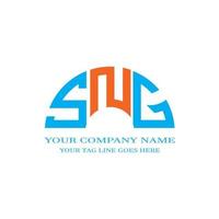 SNG letter logo creative design with vector graphic