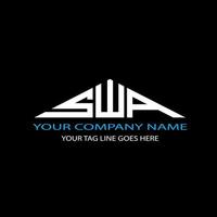 SWA letter logo creative design with vector graphic