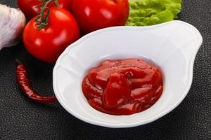 Tomato ketchup sauce photo