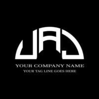 UAJ letter logo creative design with vector graphic