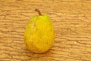 Ripe sweet juicy fresh pear photo