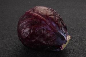 Red bright cabbage photo