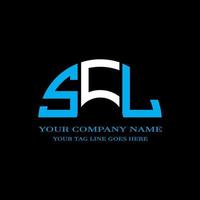 SCL letter logo creative design with vector graphic