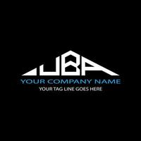 UBA letter logo creative design with vector graphic