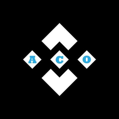 ACO letter logo abstract creative design. ACO unique design