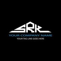 SRK letter logo creative design with vector graphic