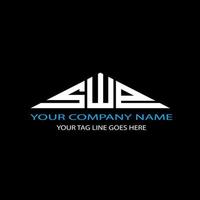 SWP letter logo creative design with vector graphic