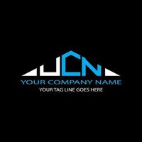 UCN letter logo creative design with vector graphic