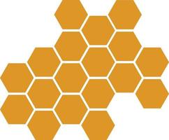 honeycomb bee icon. honeycomb icon. flat style. honey comb sign. vector