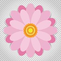 Icon of flower, vector floral symbol.