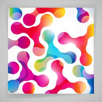 Abstract background with colorful triangle element. vector