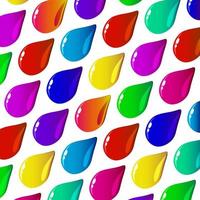 Abstract vector background with colorful paint drops.