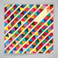 fondo brillante abstracto multicolor con triángulos. elementos para el diseño. eps10. vector