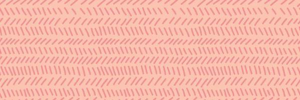 Hand drawn zig zag lines seamless pattern. Doodle broken line endless wallpaper. vector